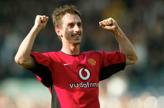 Gary Neville, Manchester United, jubel