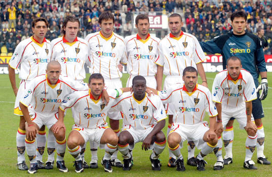 Fotboll, italiensk, Lecce, lagbild