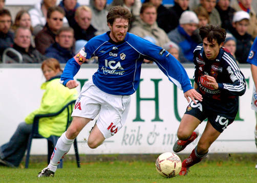 Mikael Nilsson, Halmstad och Babis Stefanidis, Djurgården