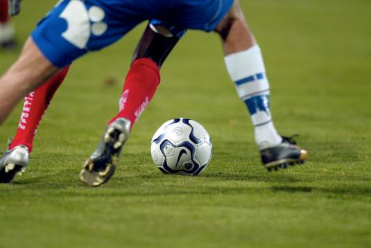 Boll, bollkontroll, fötter, fotbollsskor, strumpor,