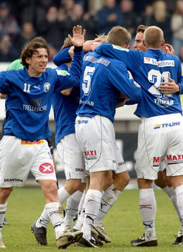 Trelleborg är tillbaka i Allsvenskan, Jubel