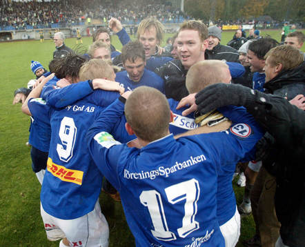 Trelleborg är tillbaka i Allsvenskan. Jubel