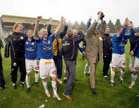 Trelleborg är tillbaka i Allsvenskan. Jubel