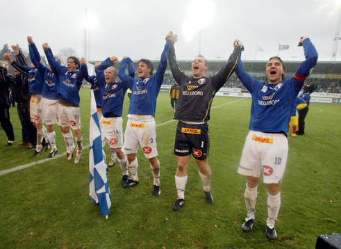 Trelleborg är tillbaka i Allsvenskan. Jubel