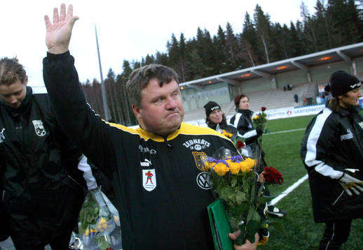 Richard Holmlund, tränare Umeå Ik tackar för sig