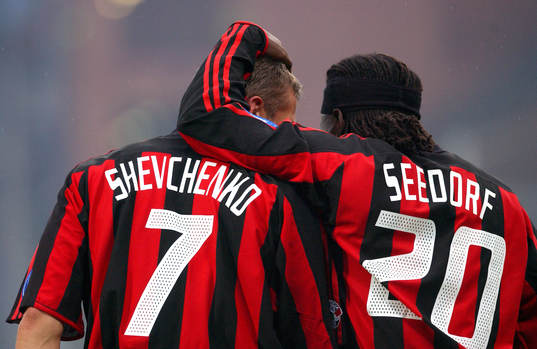 Shevchenko och Seedorf, Milan