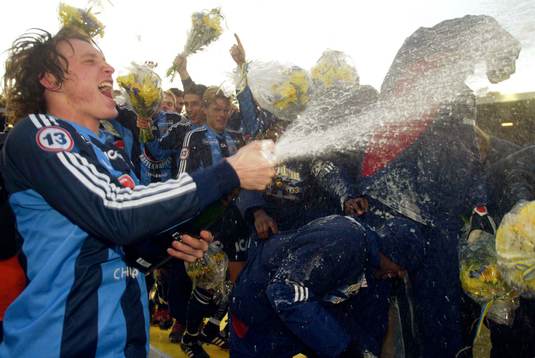 Kim Källström, Djurgården sprutar champagne