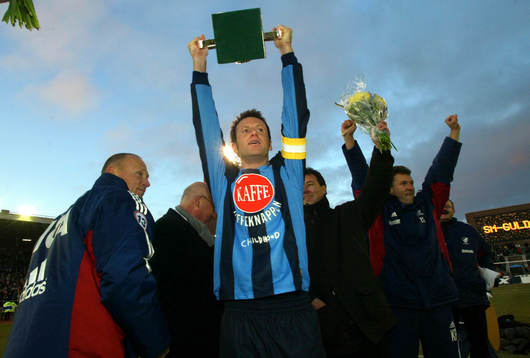 Markus Karlsson, Djurgården lyfter Lennart Johanssons pokal
