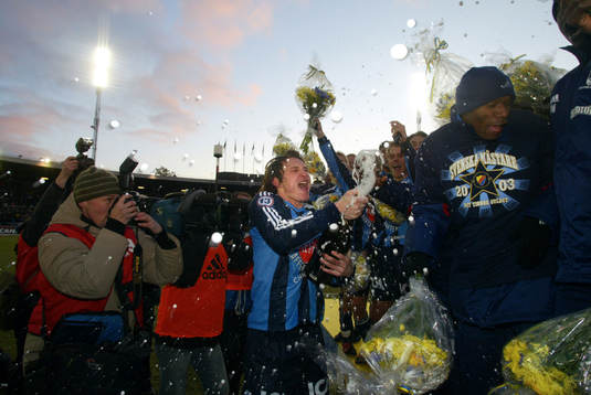 Kim Källström, Djurgården sprutar champagne