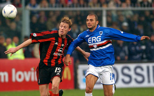 Jon Dahl Thomasson, Milan och Falcone, Sampdoria