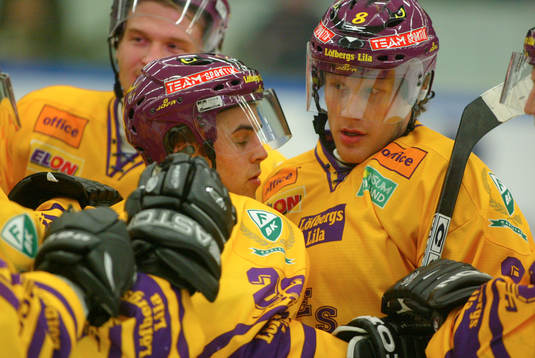Fredrik Eriksson och Hannes Hyvönen. Jubel, Färjestad