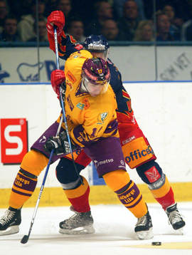 Mathias Johansson, Färjestad och Jonathan Hedström,