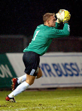 Fredrik Sundfors, målvkt, jubel