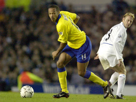 David Batty, Leeds och Thierry Henry, Arsenal