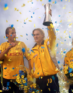 Hasse Berggren och Lasse Nilsson, Elfsborg. Pokal