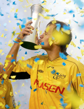 Hasse Berggren, Elfsborg kysser Cup pokalen