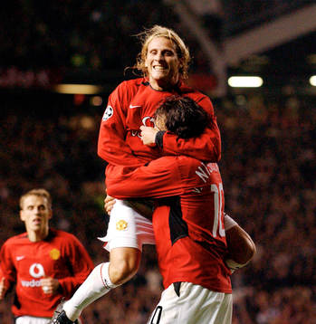 Fotboll, Champions League, Manchester United - Glasgow