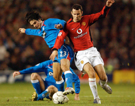 Fotboll, Champions League, Manchester United - Glasgow