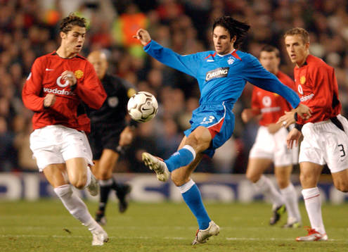 Fotboll, Champions League, Manchester United - Glasgow