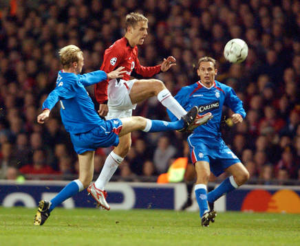 Fotboll, Champions League, Manchester United - Glasgow