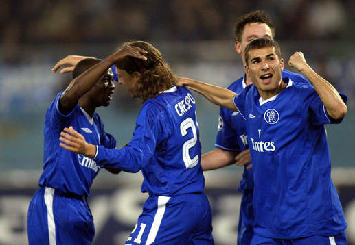Hernan Crespo, Chelsea, jubel