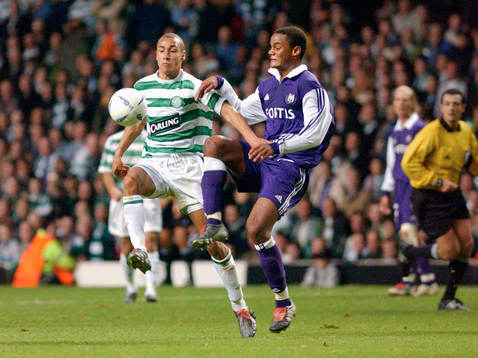 Henrik Larsson, Celtic och Vincent Kompany, Anderlecht