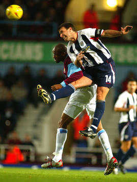 Brian Deane, West Ham och Sean Gregan, West Bromwich