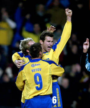 Andreas Jakobsson, Bröndby, jubel