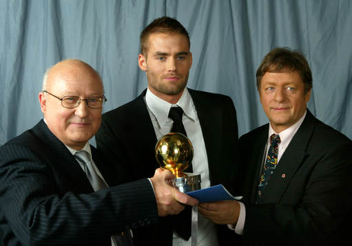 Guldbollsvinnaren Olof Mellberg, Lars-Åke Lagrell och
