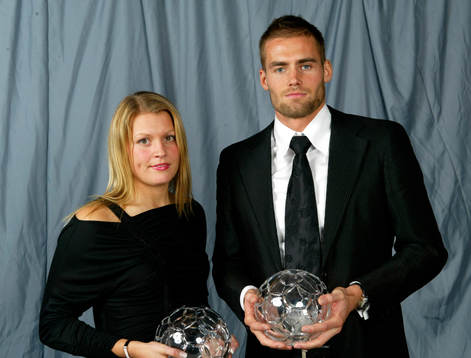 Karolina Westberg, och Olof Mellberg, årets back