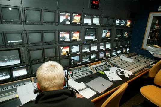 Inspelning, TV, television, OB-buss