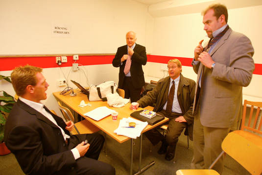 Calle Johansson, Arne Hegefors, Anders Parmström, TV,