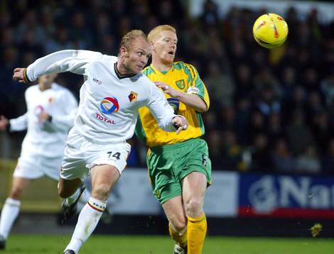 Gary Holt, Norwich och Wayne Brown, Watford