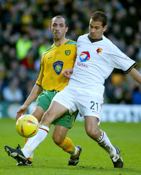 Scott Fitzgerald, Watford och Craig Fleming, Norwich