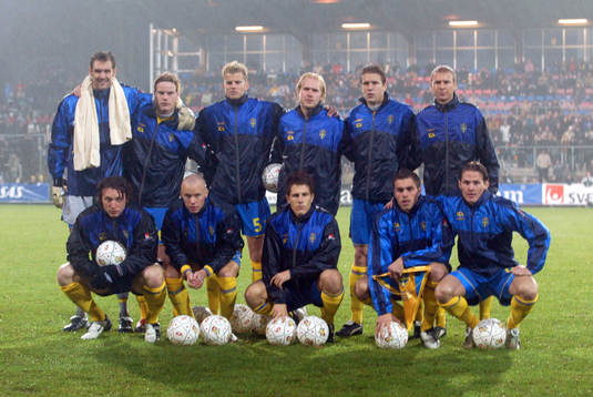 Fotboll, U21, EM-kval, Sverige , lagbild