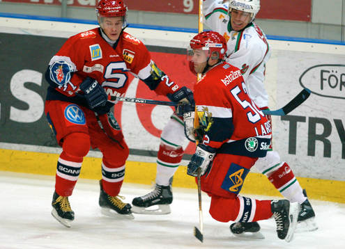 Juha Lind, Peter Larsson, Södertälje och Joel Lundqvist,