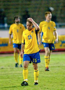 Anders Andersson, Sverige deppar