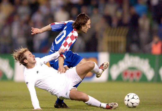 Fotboll, EM-kval, Slovenien - Kroatien