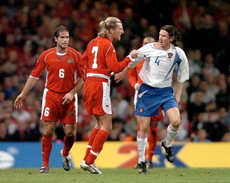 Fotboll, EM-kval, Wales - Ryssland
