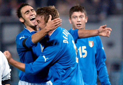 De Rossi, Cannavaro, Italien, jubel