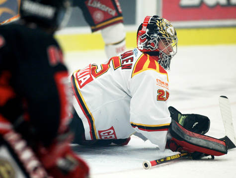 Markus Korhonen, målvakt, Brynäs räddade sitt lag