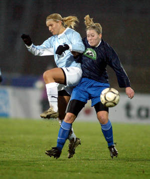 Närkamp mellan Jenny Engwall, Malmö och en norska