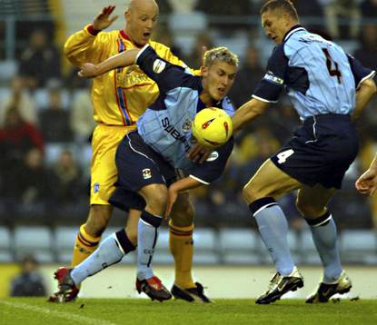 Calum Davenport och Muhamed Konjic, Coventry och  Paul