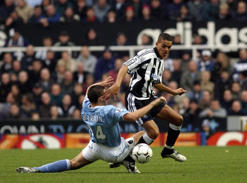 Fotboll, engelsk, premier league, Newcastle - Manchester
