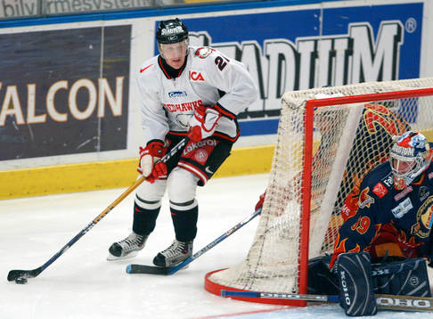 Jesper Mattsson, Malmö och Björn Bjurling, målvakt,