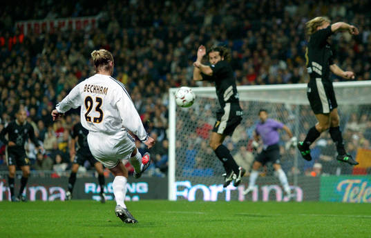 David Beckham, Real Madrid, frispark