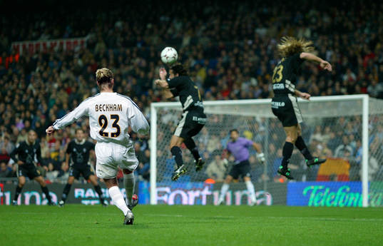 David Beckham, Real Madrid, frispark