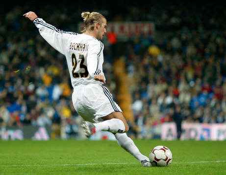David Beckham, Real Madrid, frispark
