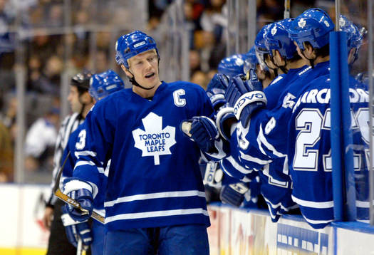 Mats Sundin, låg bakom båda målen ass i första och det