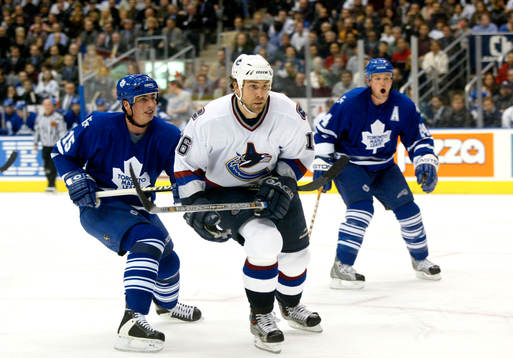 Tomas Kaberle och Trevor Linden